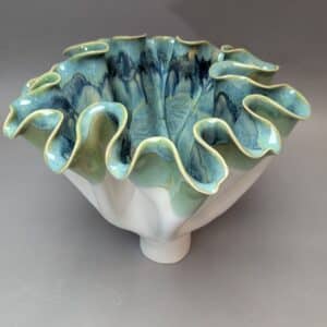 Emerald Coast Pedestal Bowl - 12x12x10